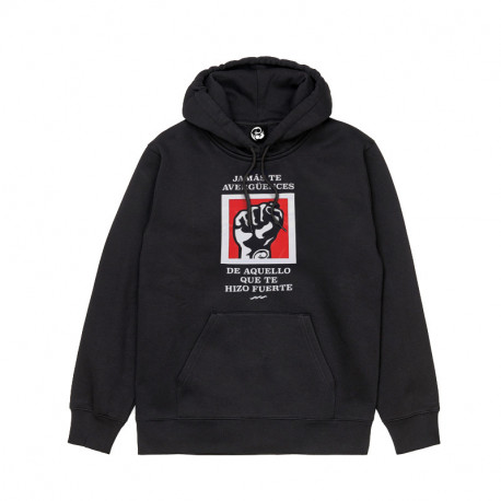 SUDADERA TE HIZO FUERTE HOODIE CON CAPUCHA (negra)